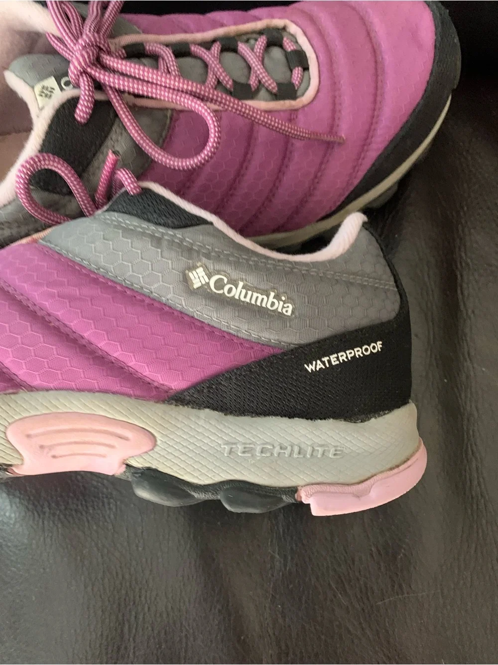 Columbia Women’s Purple Waterproof Athletic Sneakers Size 7